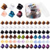 Picture of Mini Hair Claw Clips for Girls and Women, Funtopia 72 Pcs Small Hair Clips Pins Clamps Non Slip Tiny Plastic Jaw Clips (Assorted Colors)