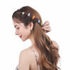Picture of Mini Hair Claw Clips for Girls and Women, Funtopia 72 Pcs Small Hair Clips Pins Clamps Non Slip Tiny Plastic Jaw Clips (Assorted Colors)