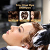 Picture of HyperHair Chestnut Brown Hair Dye Shampoo, Shampoo for Color Treated Hair, Hair Dye for Covering Gray Hair, Shampoo for Gray Hair, Suitable for Women & Men, Hair Dye Shampoo 3 In 1