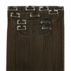 Picture of REECHO 26" Straight Super Long 4 PCS Set Thick Clip in on Hair Extensions Medium Ash Brown
