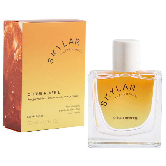 Picture of Skylar New Citrus Reverie Eau de Parfum-Hypoallergenic Clean Perfume for Women & Men, Vegan, Safe for Sensitive Skin-Fruity Floral Scents, Madarin, Orange, Pinapple-50mL /1.70 Fl Oz