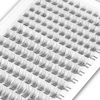 Picture of WONSIS Self Adhesive Eyelashes, 156 Pcs Self Adhesive Eyelash Clusters, No Glue Needed, Invisible Strip Tape - Longer Lasting, No Sticky Residue Pre Glued Eyelashes (Natural-Mixed)…