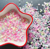 Picture of EHOPE Fake Sprinkles Resin Sprinkles Fake Candy Sprinkles Clay Sprinkles Polymer Sprinkles Polymer Clay Slices for Nail Art DIY Crafts Cake Phone Case(40G-Sugar granules+Cherry Blossoms-19)