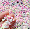 Picture of EHOPE Fake Sprinkles Resin Sprinkles Fake Candy Sprinkles Clay Sprinkles Polymer Sprinkles Polymer Clay Slices for Nail Art DIY Crafts Cake Phone Case(40G-Sugar granules+Cherry Blossoms-19)