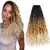 Picture of Beverlee Goddess Box Braids Crochet Hair 14 Inch Boho Box Braids 8 Packs Crochet Hair Bohemian Box Braids Crochet Braids Box Braids Curly Ends Messy Pre-looped Synthetic Curly Crochet Hair for Women