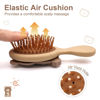 Picture of DINATIS Toddler Soft Massage Comb - Mini Hairbrush for Thick, Curly, Thin, Long or Short Hair, Ideal for Travel (Beige)