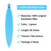 Picture of Light Blue Braiding Hair Pre Stretched 2 Packs Kanekalon Box Braids Hair Extensions 26 Inches Synthetic Pre Stretched Braiding Hair