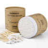 Picture of FOVURTE Bamboo Cotton Swabs 400 count, Organic Cotton Swab Round Tips, Natural Wooden Cotton Buds for Ears, Double Heads Ear Sticks Travel, Makeup Remover