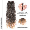 Picture of Toyotress Yanky Twist Crochet Hair - 14 Inch 8 Packs (30 Strands/Pcs) Pre-twisted Fluffy Spring Mini Twist Short Passion Twist, Ombre Blonde Pre-Looped Crochet Braids Braiding Hair (14 Inch, T27-8P)