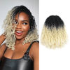 Picture of Toyotress Yanky Twist Crochet Hair - 10 Inch 8 Packs (30 Strands/Pcs) Pre-twisted Fluffy Spring Twist Passion Twist, Ombre White Pre-Looped Crochet Braids Braiding Hair (10 Inch, OT613-8P)