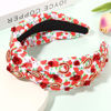 Picture of Derby Headbands Accessories for Women Beaded Horseshoe Headbands Jockey Riding Suit Knotted Headbands Jeweled Top Knot Hairband Kentucky Derby Horse Racing Hair Accessory Outfits (Horseshoe C-Red)