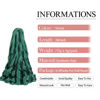 Picture of French Curly Braiding Hair 16 Inch Green Curly Braiding Hair 8 Pack 75g/pack Loose Wavy French Curl Braids Hair Extension Pre Stretched for Black Women Hair Extensions (16inch,8 pack,Green)