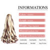 Picture of French Curly Braiding Hair 16 Inch P33/613 French Curl Braiding Hair 8 Packs 75g/pack Curly Braiding Hair French Curl Crochet Hair Pre Stretched for Black Women Hair Extensions (16inch,8 pack,P33/613)