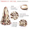 Picture of French Curly Braiding Hair 16 Inch P33/613 French Curl Braiding Hair 8 Packs 75g/pack Curly Braiding Hair French Curl Crochet Hair Pre Stretched for Black Women Hair Extensions (16inch,8 pack,P33/613)
