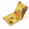 Picture of docolor Eyeshadow Palette 9 Colors Yellow Eyeshadow Gemstone Shadow Palette Highly Pigmented Mattes Shimmers Naked Smokey Glitter Cream Colorful Powder Blendable Long Lasting Waterproof Makeup Palette