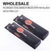Picture of Yoseng Oval Foundation Brush Large Toothbrush makeup brushes Fast Flawless Application Liquid Cream Powder Foundation（Pack of 2）
