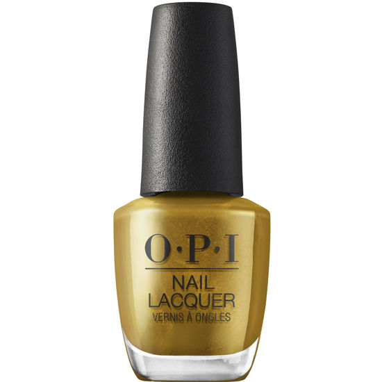 Picture of OPI Nail Lacquer SaTURN Me On | Opaque Dark Brown Metallic Chip Resistant Nail Polish | Metallic Mega Mix Collection