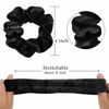 Picture of Didder 20 Pcs Black Velvet Hair Scrunchies, High Elasticity Soft Elastics Scrunchy Hair Ties for Women Girls, Cute Scrunchie Bobbles Ropes Hair Bands, Solid color Hair Accessories