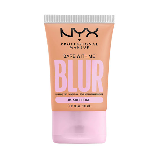 Picture of NYX PROFESSIONAL MAKEUP Bare With Me Blur Skin Tint Foundation Make Up with Matcha, Glycerin & Niacinamide - Soft Beige