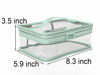 Picture of Makeup Bag Zipper Waterproof Portable Travel Storage Pouch 2 Pcs
