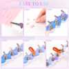 Picture of ANGNYA Nail Stand for Press on, 2 Set Aurora Nail Holder for Painting Nails Press on Nail Stands with 96 Pcs Reusable Sticky Putty for Nail Art Display Home & Salon Use