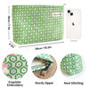 Picture of STARDW Aesthetic Cute Makeup Bag Cosmetic Bags for Women, Large Capacity Skincare Bag Travel Toiletry Bag,Makeup Organizer Bag Zipper Makeup Pouch