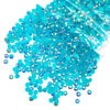 Picture of qiipii 4700PCS 3mm Teal Blue AB Resin Rhinestones Bulk Turquoise Blue Flatback Jelly Resin Stones SS10 Non-Hotfix Diamonds Gems Charms Supplies for Nails Face Eyes Makeup Mugs Tumblers DIY Crafts