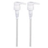 Picture of Universal Shampoo/Conditioner Dispenser Pump for Bottles, Leak Proof, Pump Top Fits 1 L/33.8 oz Bottles, 28/410 Neck Size, (White - Pack of 2)