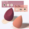 Picture of COSTICA Makeup Sponge, 4 Pcs Beauty Blender for Foundation Blending Sponge, Pink Makeup Blender with Storage Box, Flawless for Liquid Cream and Powder