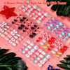 Picture of 144 Pieces Fake Nails for Kids Girls Artificial Kids Press on Nails Full Cover Short Acrylic Stick On Nails False Nail Tips Kit for Children Little Girls Nail Art Decoration (Sweet Pattern)