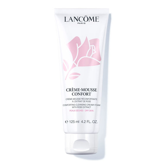 Picture of Lancôme Créme Mousse Confort Foaming Facial Cleanser - Comforting Cream Cleanser & Makeup Remover - With Rosehip Oil - 4.2 Fl Oz