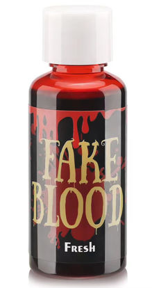 Picture of Fake Blood Kit Halloween Tattoo Stickers Wound Gauze (Fresh Blood)