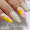 Picture of Double Rhythm 15ML Gel Polish Jelly Sheer Pastel Light Milky Color 1 PC 0.53 OZ Bottle UV Nail Polish Art Salon at Home for Women (Gray White-B-A1387)