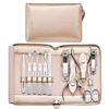 Picture of FAMILIFE Gifts for Women, Manicure Set Professional Manicure Kit 11 in 1 Nail Kit Nail Clippers Tools Stainless Steel with Rose Gold Leather Case Travel Sets