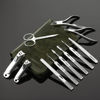 Picture of FAMILIFE Manicure Set, Professional Manicure Kit Nail Clippers Set 11 in 1 Stainless Steel Nail Pedicure Tools Kit Grooming Tool with Portable Green Leather Travel Case Luxury Gifts for Women and Men