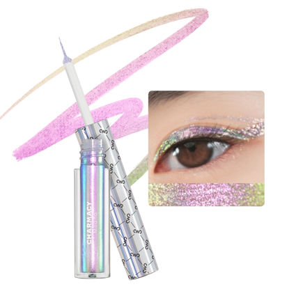 Picture of CHARMACY Chameleon Liquid Eyeliner, Liquid Glitter Eyeliner, Highly Pigmented, Metallic MultiColor Shifting waterproof Eyeliner, Ultra-Fine Tip, Longwearing, Smudge-proof (#305)