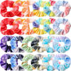 Picture of Tatuo 24 Pieces Scrunchies Rainbow Hair Scrunchies Elastic Hair Bands Scrunchy Colorful Hair Ties Ropes for Women Girls Gymnastics Birthday Party Favors, Large (Bright Colors)