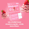 Picture of Space Camp Wellness Jumbo Lip Balm - Strawberry Frosting Organic Flavored Balm (2 Pack)