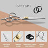 Picture of Ontaki Hair Cutting Scissors 6.5" - Japanese Steel Shears for Beard & Mustache - Hand-Forged Tool for Barbers, Men & Women - Sharp Hair Shears