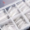 Picture of Beuniar Acrylic Nail Tips Clear 500Pcs French Artificial False Tip for Manicure Nails Art Salons & Home DIY