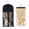 Picture of RJMBMUP Hair Extensions Hanger with Storage Bag Hairpieces Storage Holder Wigs Carrier Case for Store Style Hair Black Color
