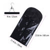 Picture of RJMBMUP Hair Extensions Hanger with Storage Bag Hairpieces Storage Holder Wigs Carrier Case for Store Style Hair Black Color