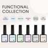 Picture of CANNI 6Pcs 9ml Hema-Free Nail Dehydrator Primer, Base Coat Reinforce Diamond Gel Top Coat and Matte Top Coat Gel Nail Polish Set, Soak Off LED Nail Gel Polish Set Nail Art Starter Manicure Salon