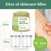 Picture of Bare Botanics Matcha Eucalyptus Body Scrub 24oz | Made in Madison, WI | All Natural Body Scrub w/Skin Loving Moisturizers | Vegan & Cruelty Free Sea Salt Exfoliator w/a Cute Wooden Spoon