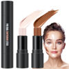 Picture of evpct 2In1 Cream Contour Stick Contouring Concealer Sticks Makeup Face Cream Kit for Beginners Creamy Contour and Highlight Stick contorno base de maquillaje para mujer en oferta 01 Ivory & Brown