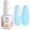 Picture of TUTUYU Pastel Blue Gel Nail Polish,Macaron Blue Gel Polish for DIY Nail Art and Manicure Salon, 0.51 Fl Oz Light Blue UV/LED Soak off Gel Polish - GP0020