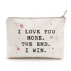 Picture of I Love You More The End I Win Mom Gifts From Daughter Cosmetic Case Gift Mothers Day Gift Idea Mother Funny Gift Organizer Case From Son