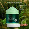Picture of VOERUY Scalp Scrub, Rosemary Scalp Exfoliator Scrub Shampoo, 2-in-1 Scalp Treatment with Mint Oil, Hair Treatment to Clarify and Remove Build Up with Silicone Scalp Massager, 10.6oz/300g