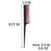 Picture of LLTGMV Hair Comb for Women, Triple Teasing Comb for Fine Hair - 8.27 IN, Hair Styling Back Comb, Tease Comb for Hair Volume and Sectioning