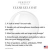 Picture of Perfect Formula Clear Gel Coat - Nail Strengthener, Keratin Treatment, Clear Nail Polish - Strengthener for Damaged Nails - Made In The USA .60 fl oz.